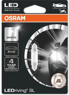 ΛΑΜΠΑ LED OSRAM (41 mm) LEDriving SL White 6000K 12V 1ΤΜΧ